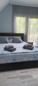 Postel nebo postele na pokoji v ubytování Apartmani Romansa Perucac