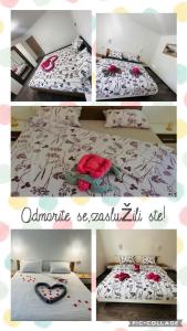 Postel nebo postele na pokoji v ubytování Apartmani LU&LO