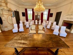 Ruang duduk di Schlosshotel Mailberg