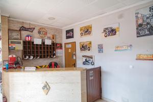 Kuchyň nebo kuchyňský kout v ubytování Hostal Virginia
