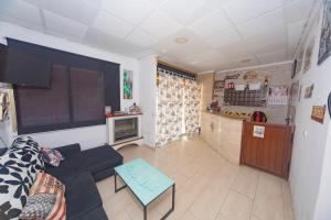 Kuchyň nebo kuchyňský kout v ubytování Hostal Virginia