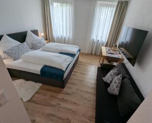 Postel nebo postele na pokoji v ubytování Landgasthof Löwen