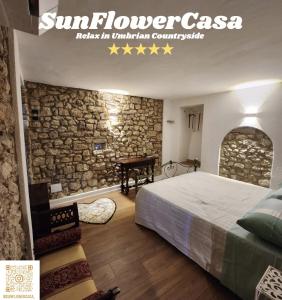 Postel nebo postele na pokoji v ubytování SunFlowerCasa