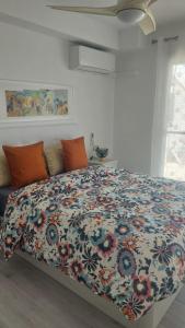 Ένα ή περισσότερα κρεβάτια σε δωμάτιο στο Superbe appartement face à la mer