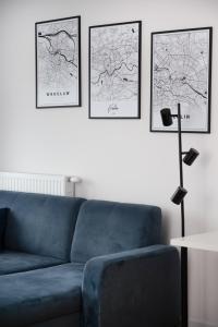 Posedenie v ubytovaní Klasyczny Apartament z Balkonem we Wrocławiu by Noclegi Renters