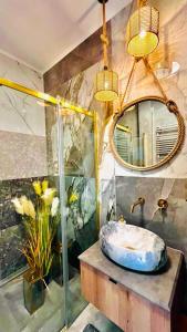 Koupelna v ubytování Baltic Del Mar z Widokiem na Morze by Baltic Batavia