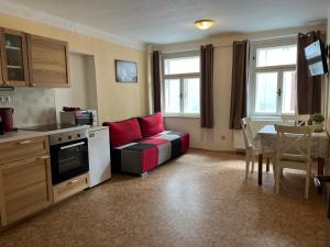 Kuchyň nebo kuchyňský kout v ubytování Travel Apartmá + 13 fotografií