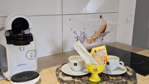 Príslušenstvo na prípravu kávy alebo čaju v ubytovaní Studio - Café Princ pod Hradem, KLIMA, WiFi