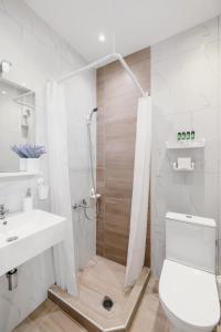 Vannituba majutusasutuses Athos Guest House Pansion