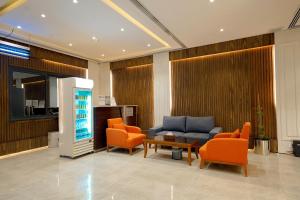 Χώρος καθιστικού στο Celine Home Serviced Apartment - Tuwaiq