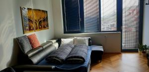 Posezení v ubytování Smichov city Apartments