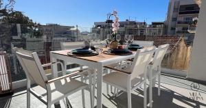 Balkón alebo terasa v ubytovaní VILLA MARINA CANNES