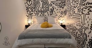Posteľ alebo postele v izbe v ubytovaní VILLA MARINA CANNES