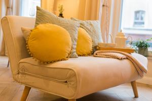 Posezení v ubytování Apartament Studzienna Prestige Old Town