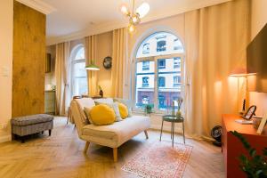 Posezení v ubytování Apartament Studzienna Prestige Old Town