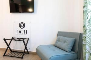 TV a/nebo společenská místnost v ubytování DOMINA Guest House