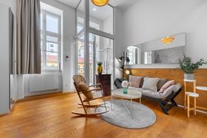 Posedenie v ubytovaní Elegant apartments located in the centre of Prague