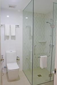 Koupelna v ubytování Hamersons Hotel Cebu