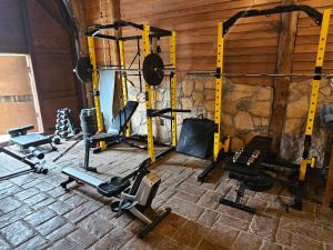 Fitness centrum a/nebo fitness zařízení v ubytování Cozy Oasis in SE Austin