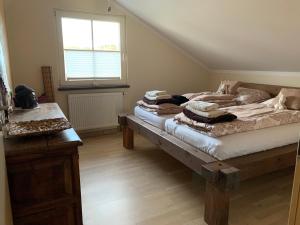 Postel nebo postele na pokoji v ubytování Appartement Kammblick