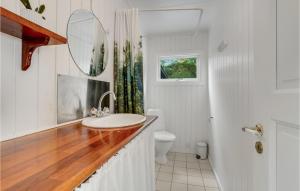 Ένα μπάνιο στο Three-Bedroom Holiday Home In Vig +10 φωτογραφίες