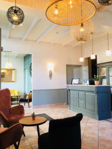 Kuchyň nebo kuchyňský kout v ubytování Brit Hotel Acacias