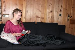 Posezení v ubytování Ferienhaus Veider