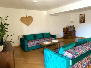 Χώρος καθιστικού στο Domus apartman