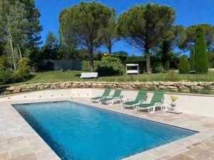 Bazén v ubytování Chez Nelly - Villa avec vue imprenable nebo v jeho okolí