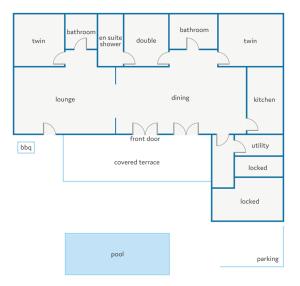 Grundriss der Unterkunft Villa Sol Pollensa by Villa Plus