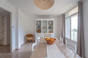 Predel za sedenje v nastanitvi Loft des Crêtes vue mer