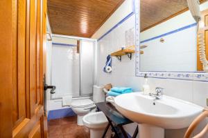 Koupelna v ubytování Casa Enduella
