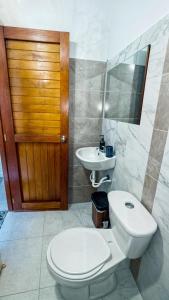 Koupelna v ubytování Hotel talú tayrona