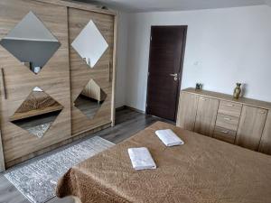 Postel nebo postele na pokoji v ubytování Apartmán Sofia Centrum