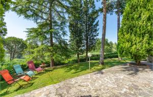 A garden outside Villa Caterina