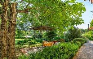 A garden outside Villa Caterina