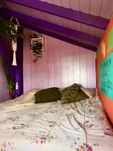 Postel nebo postele na pokoji v ubytování Espiral Lar