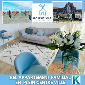 Fotografia z galérie ubytovania Superbe Appartement Familial "K" Hypercentre Deauville v destinácii Deauville