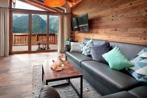 Ruang duduk di Nationalpark Chalet Gamsspitze