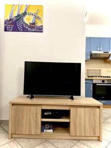 TV a/nebo společenská místnost v ubytování Apartman Natura