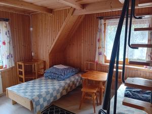 Posteľ alebo postele v izbe v ubytovaní Pokoje Gościnne Za Sichłą