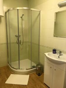 Koupelna v ubytování Apartmán VAJB