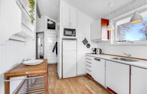 Η κουζίνα ή μικρή κουζίνα στο Holiday Home Rønnebærvænget Hejls Ix +16 φωτογραφίες