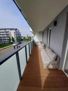 Μπαλκόνι ή βεράντα στο Marine-Park Apartamenty