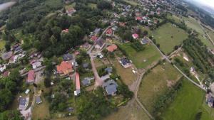 Pohľad z vtáčej perspektívy na ubytovanie Bryziówka