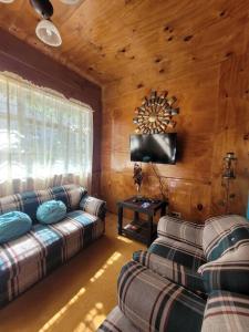 Televisyen dan/atau pusat hiburan di Cozy Home in Baguio