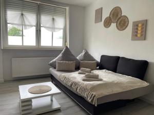 Χώρος καθιστικού στο Fewo BOHO Vintage nähe Salzburg