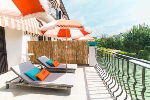 Balkón nebo terasa v ubytování Hotel La Pineta Al Mare