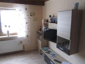 Μια τηλεόραση ή/και κέντρο ψυχαγωγίας στο Ferienhaus Fanny