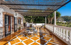 Balkón nebo terasa v ubytování Cozy Home In Frigiliana